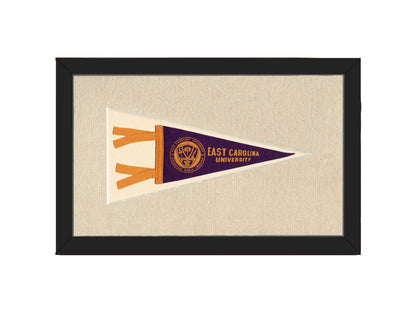 Americana Memories Vintage Pennants and Memorabilia Vintage East Carolina University Pennant