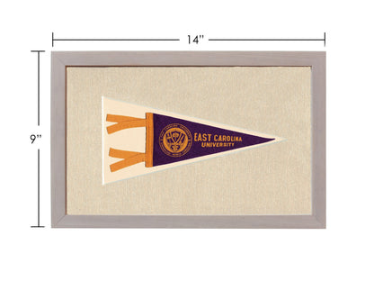 Americana Memories Vintage Pennants and Memorabilia Vintage East Carolina University Pennant