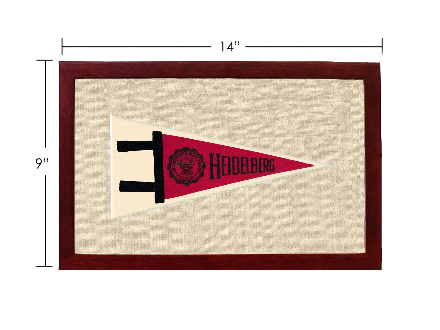 Americana Memories Vintage Pennants and Memorabilia Vintage Heidelberg University Pennant