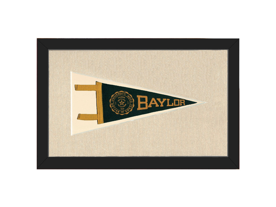 Americana Memories Vintage Pennants and Memorabilia Vintage Baylor University Pennant