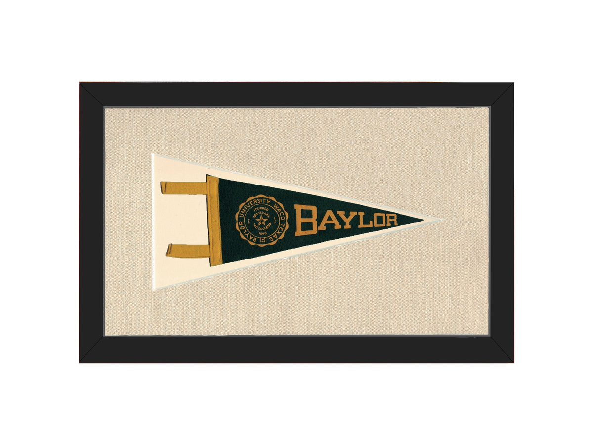 Americana Memories Vintage Pennants and Memorabilia Vintage Baylor University Pennant