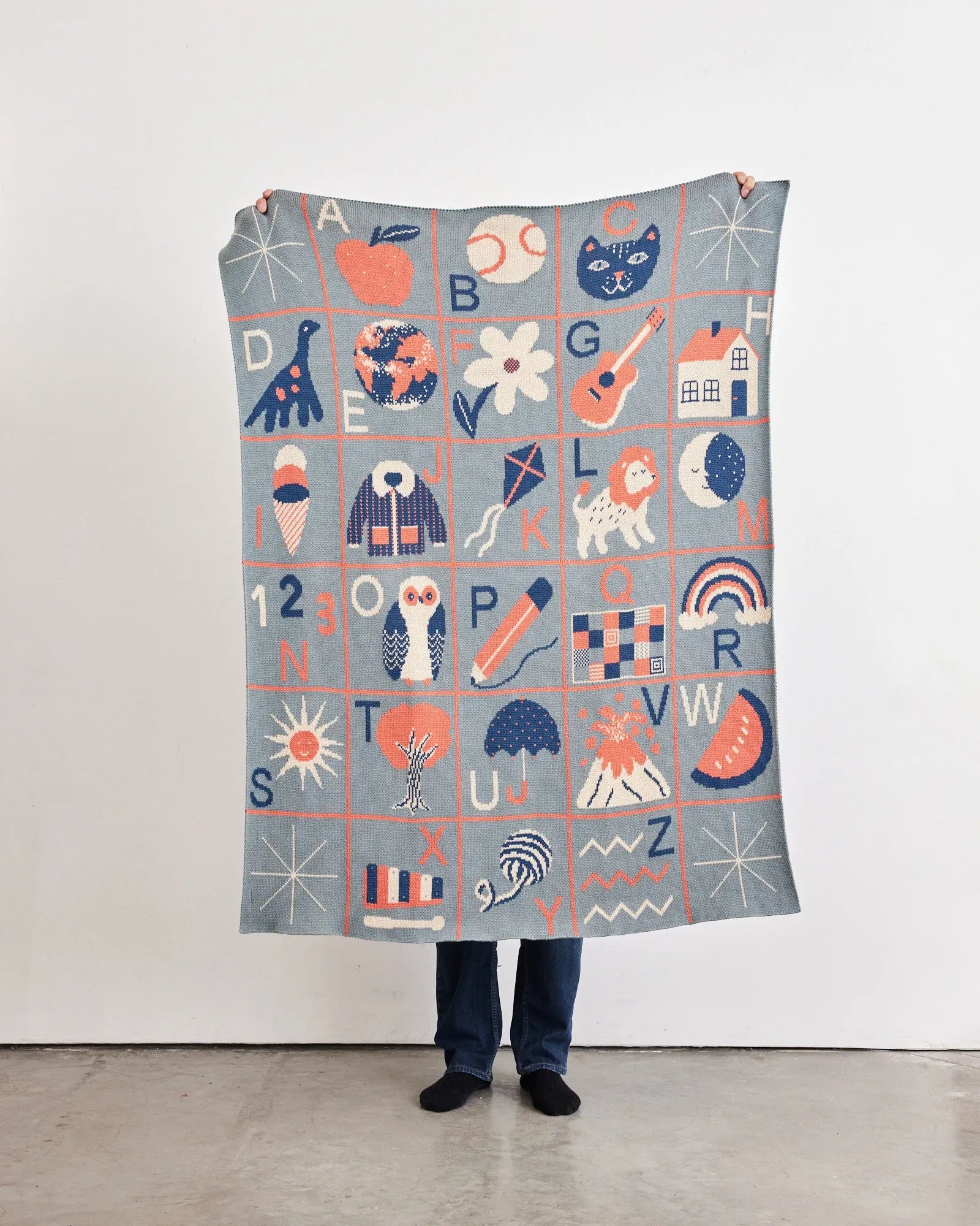 Biquette Baby Blanket ABC Baby Blanket