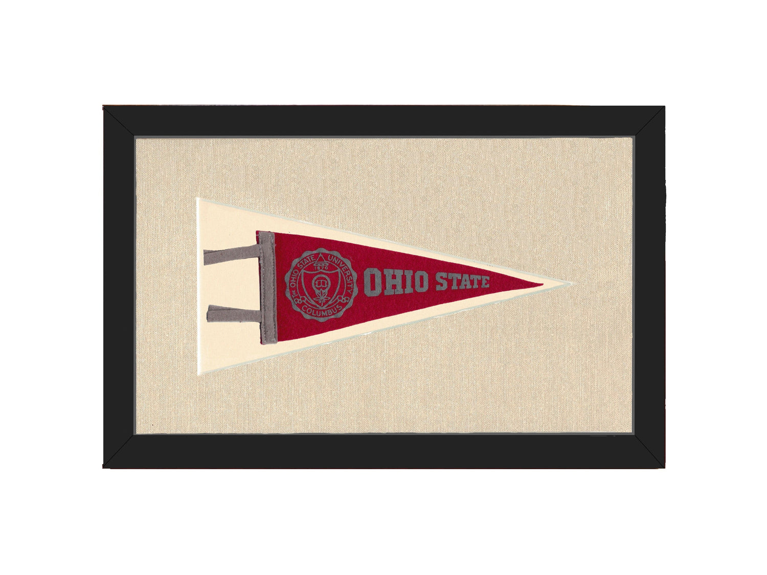 Americana Memories Vintage Pennants and Memorabilia Vintage Ohio State Pennant