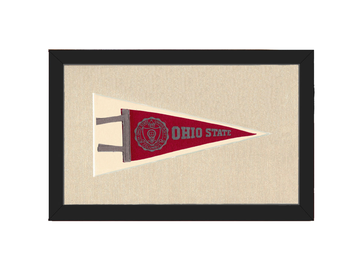 Americana Memories Vintage Pennants and Memorabilia Vintage Ohio State Pennant