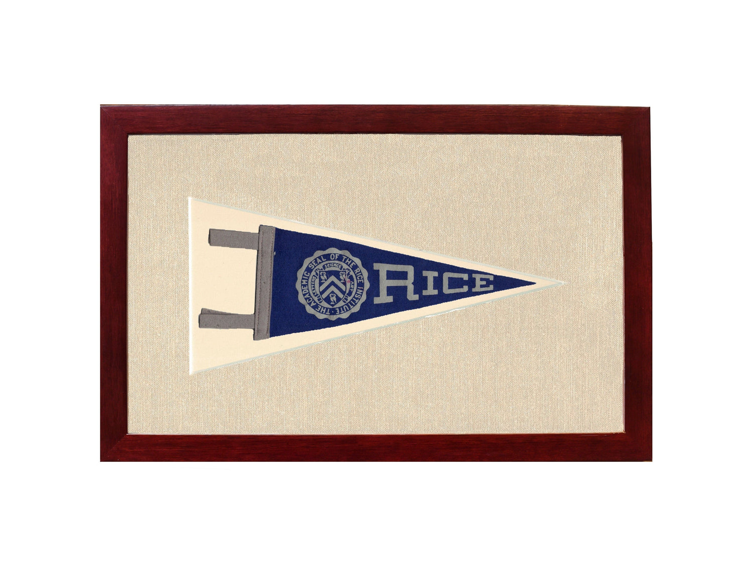 Americana Memories Vintage Pennants and Memorabilia Vintage Rice Pennant