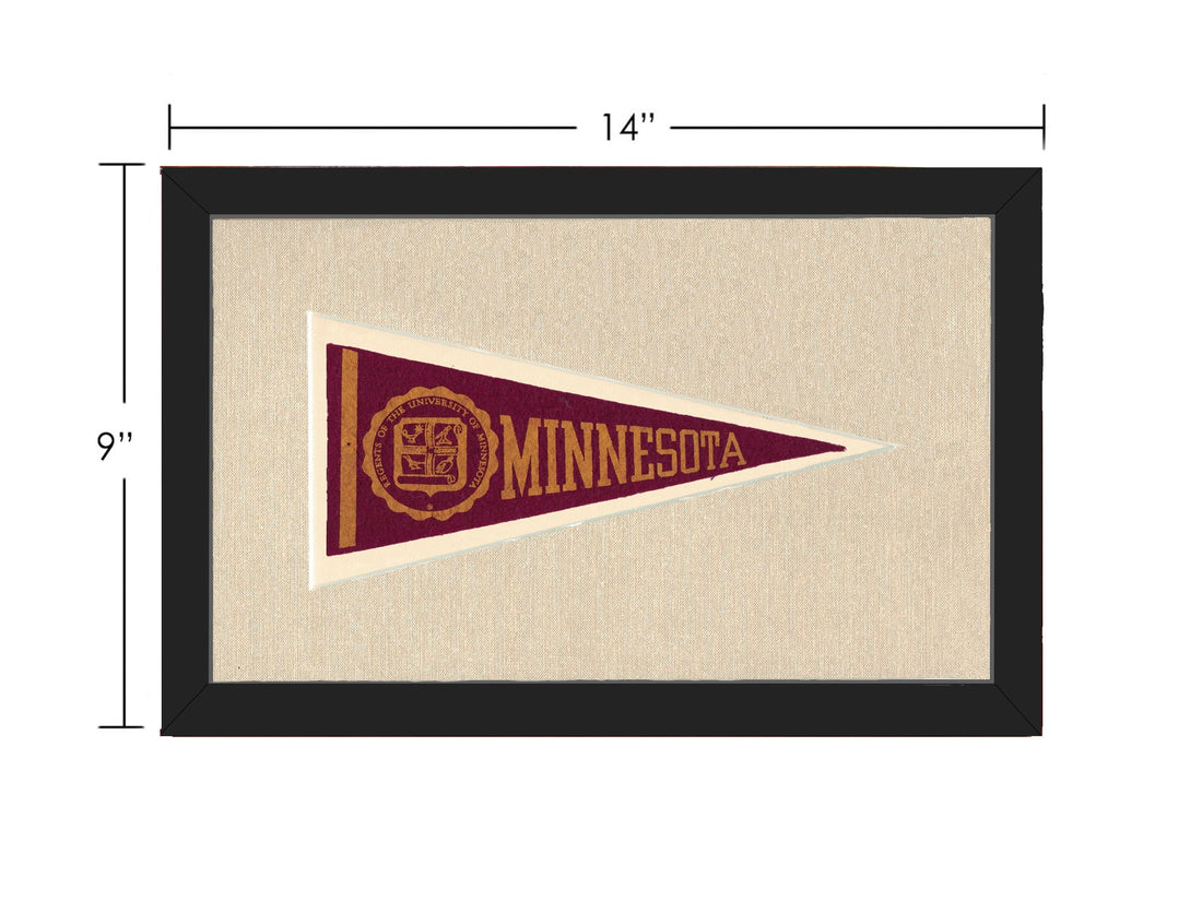 Americana Memories Vintage Pennants and Memorabilia Vintage Minnesota Pennant
