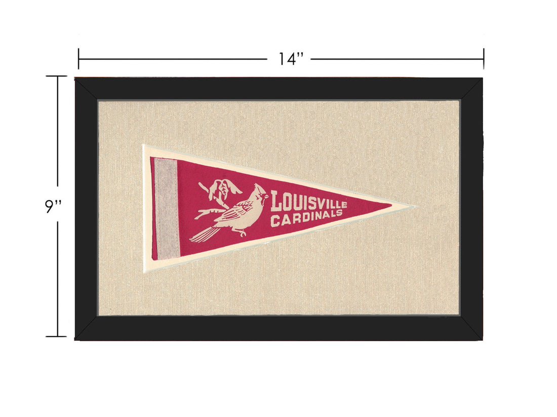 Americana Memories Vintage Pennants and Memorabilia Vintage University of Louisville Pennant