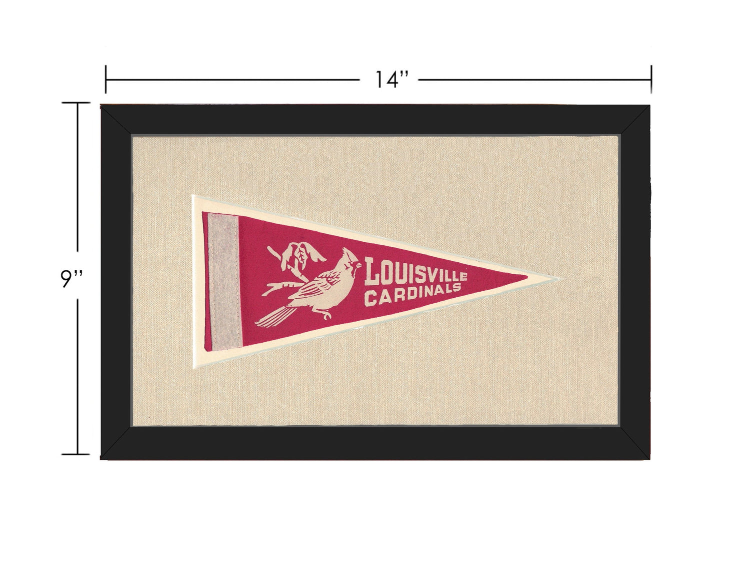 Americana Memories Vintage Pennants and Memorabilia Vintage University of Louisville Pennant