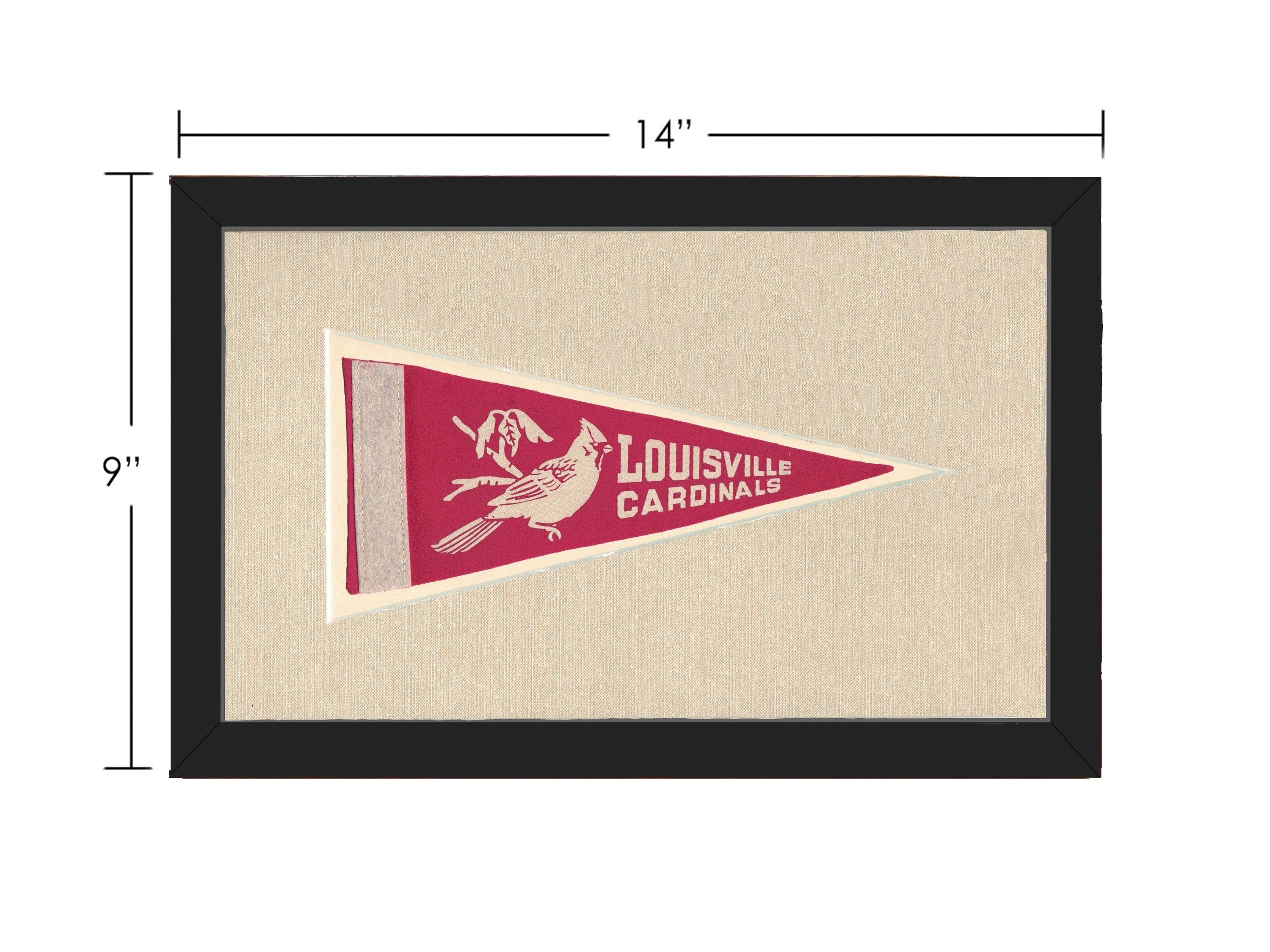 Americana Memories Vintage Pennants and Memorabilia Vintage University of Louisville Pennant