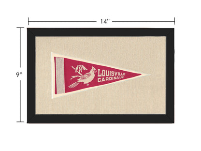 Americana Memories Vintage Pennants and Memorabilia Vintage University of Louisville Pennant