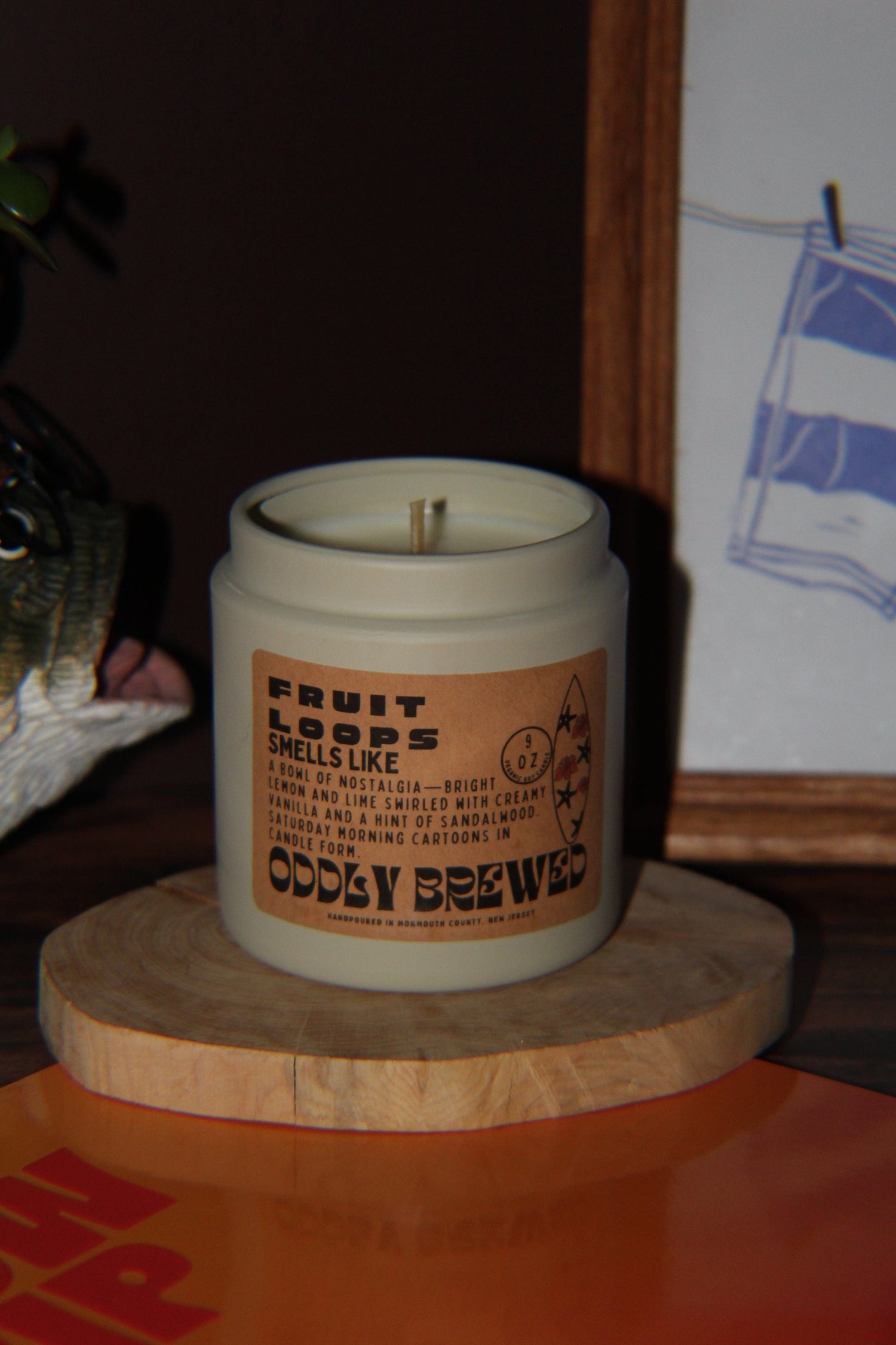 Oddly Brewed Soy candle Fruit Loops Soy Candle Tins