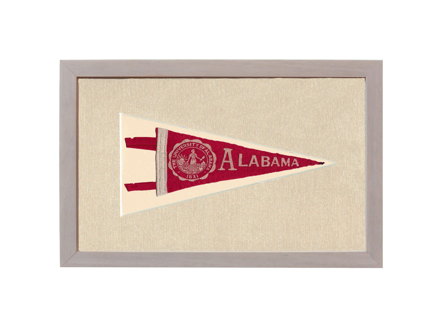 Americana Memories Vintage Pennants and Memorabilia Vintage University of Alabama Pennant