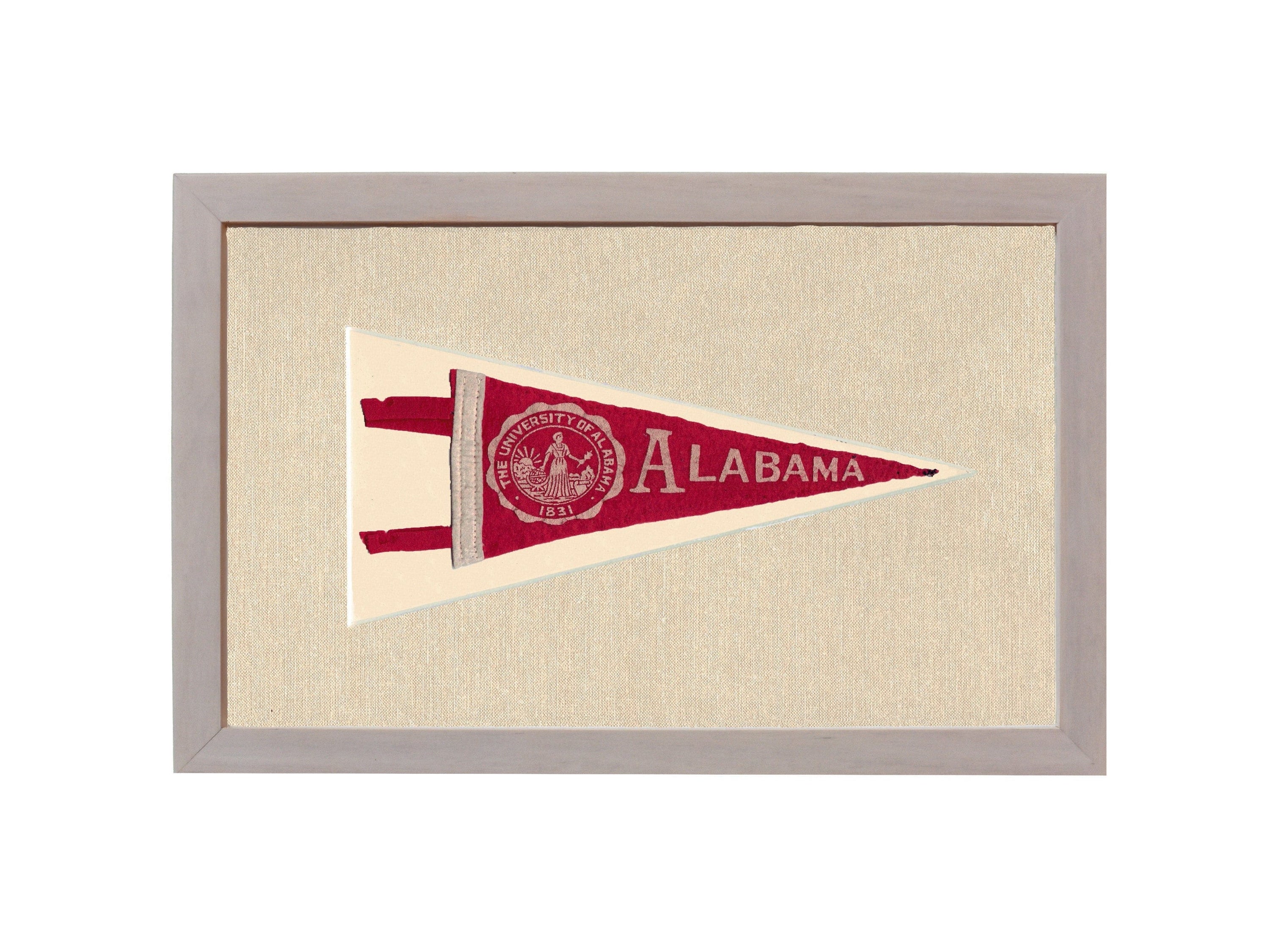 Americana Memories Vintage Pennants and Memorabilia Vintage University of Alabama Pennant