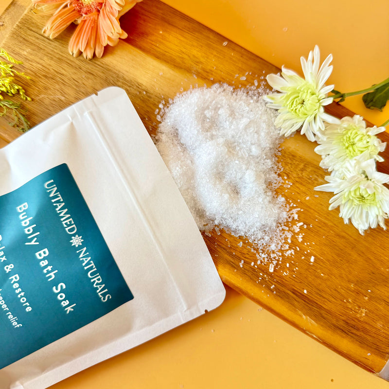 UnTamed Naturals 🌿 Bubbly Bath Soak – Relax & Restore