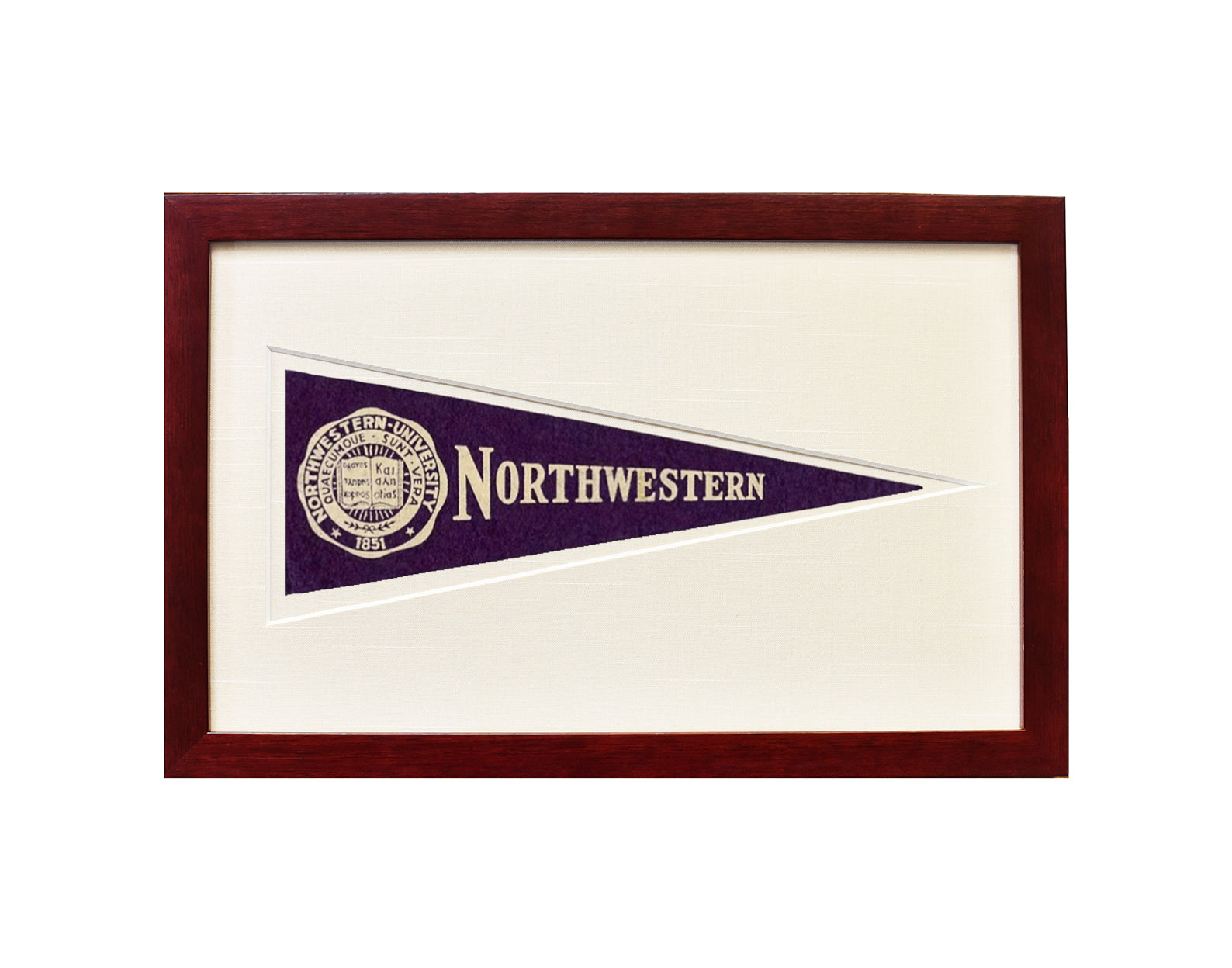 Vintage Northwestern University Hormel Pennant