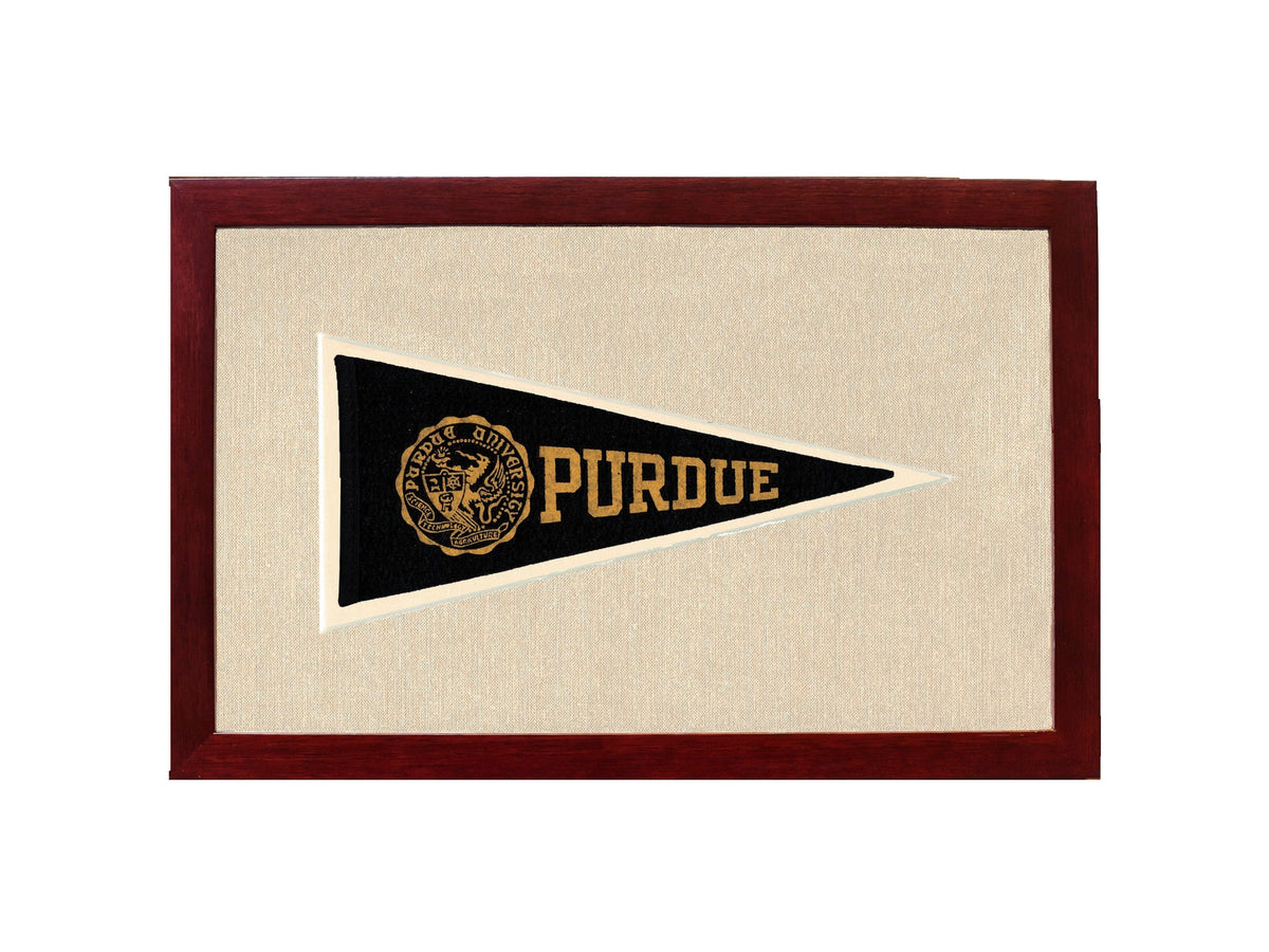 Americana Memories Vintage Pennants and Memorabilia Vintage Purdue Pennant