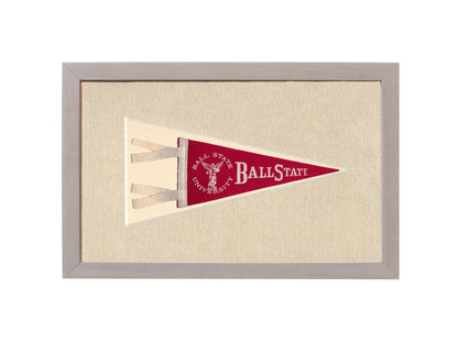 Vintage Ball State University Pennant