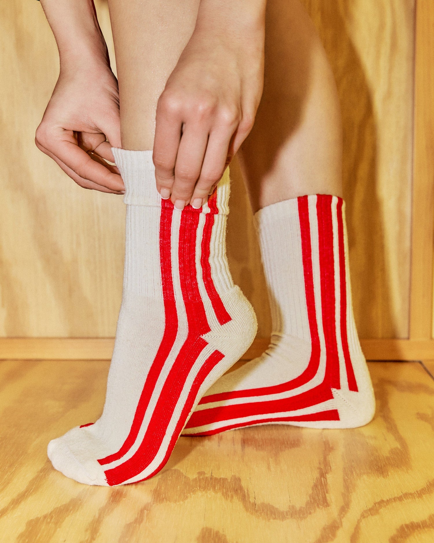 American Trench Socks The Vertical Stripe