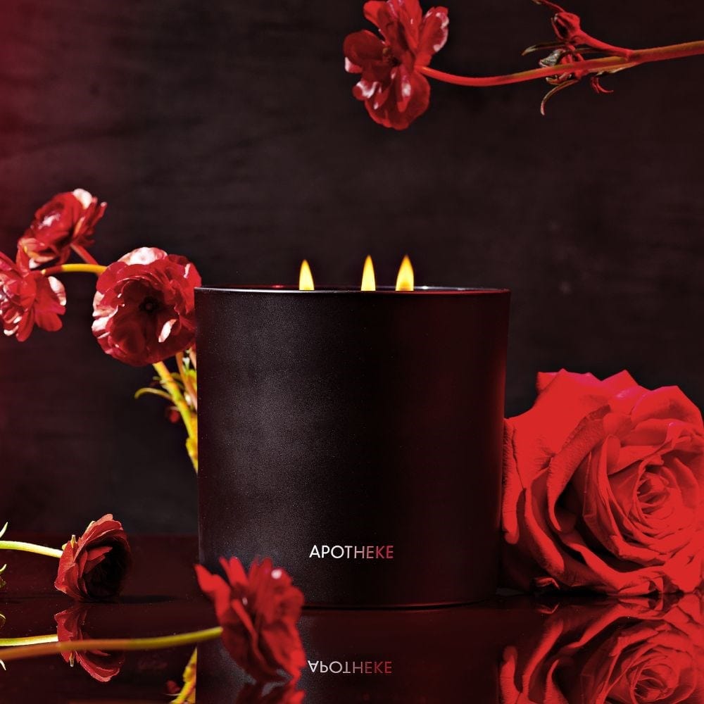 APOTHEKE 3-Wick Candles Charcoal Rouge 3-Wick Candle