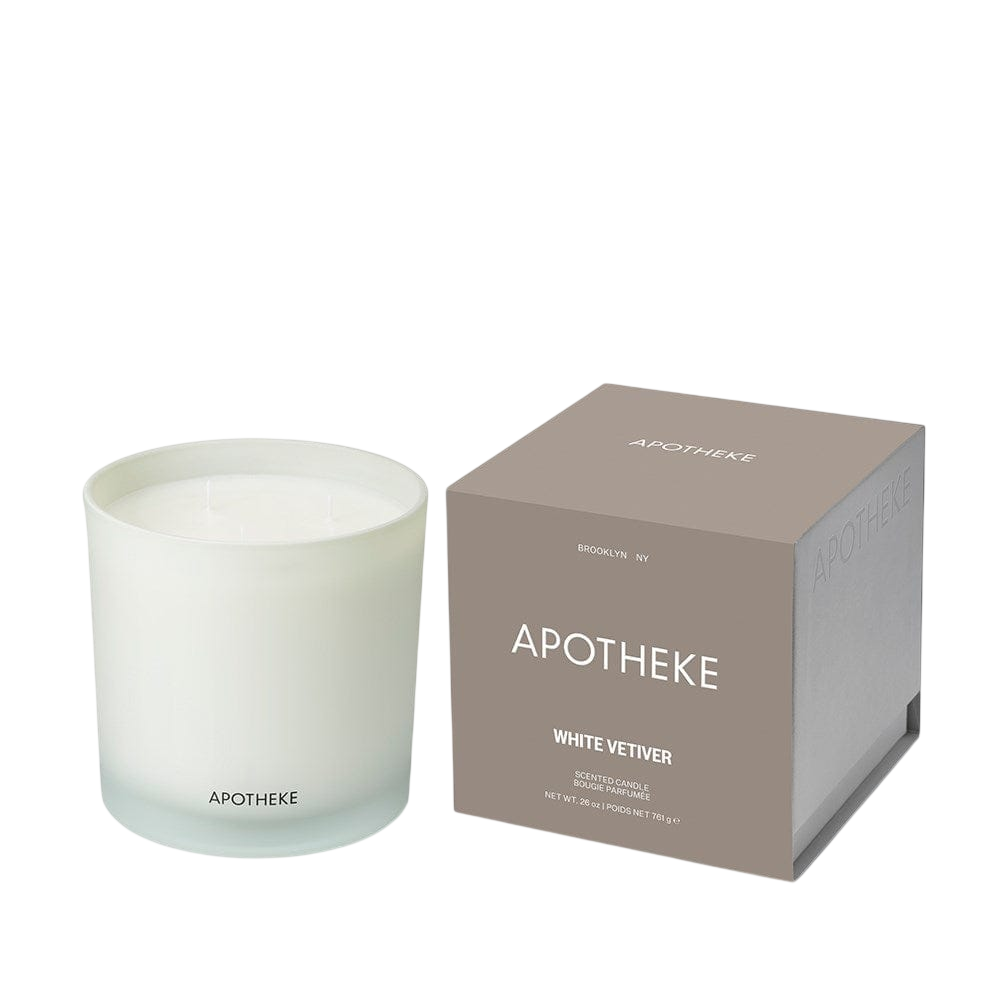APOTHEKE 3-Wick Candles White Vetiver 3-Wick Candle