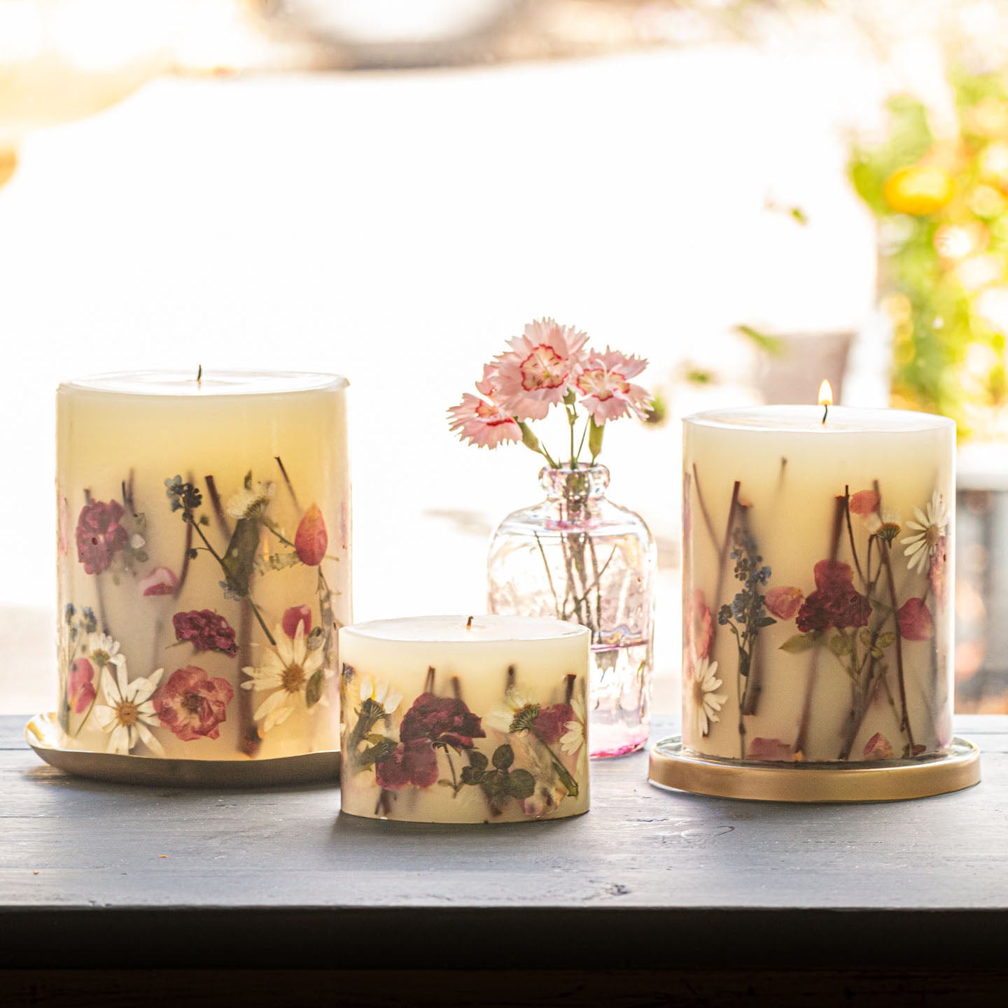 Petite Botanical Candle - Apricot Rose