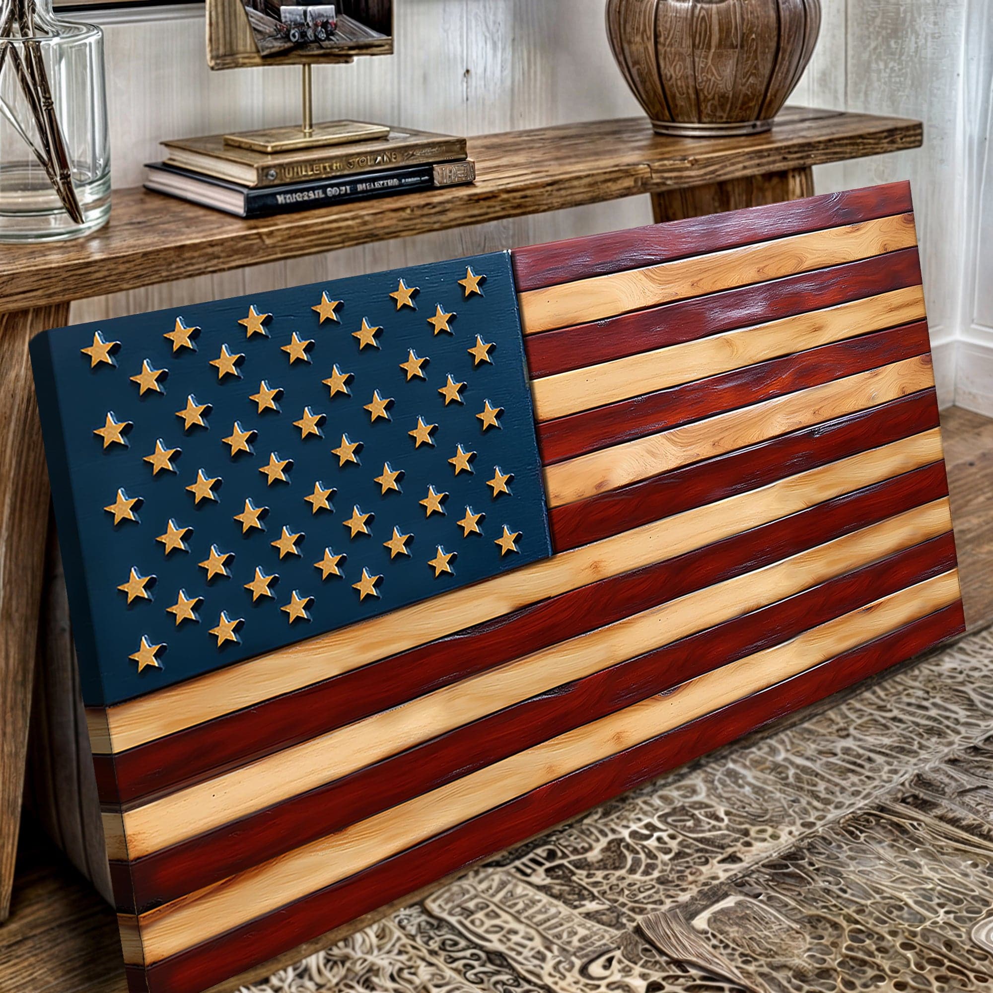 Tailored Canvases Canvas Old Glory American Flag Wall Art II