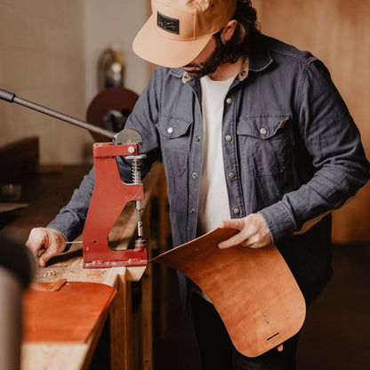 The Local Branch Leather The Navigator Satchel - USA Made