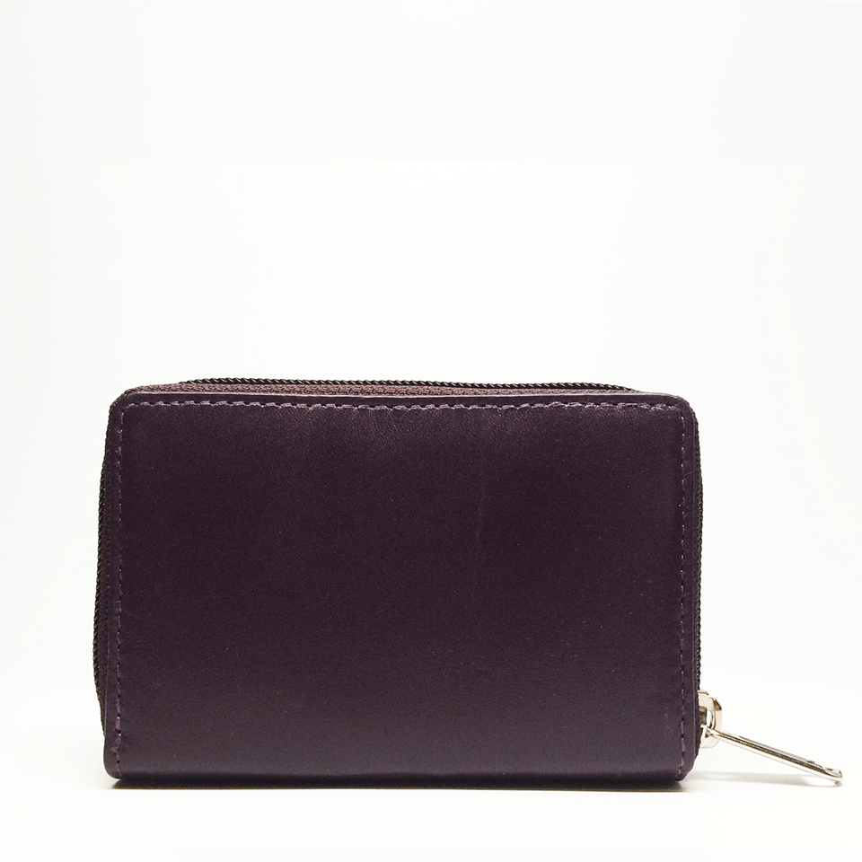 Rogue Industries Wallet Purple Accordion Zip Wallet - RFID Blocking