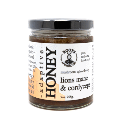 Lion’s Mane &amp; Cordyceps Mushroom Honey