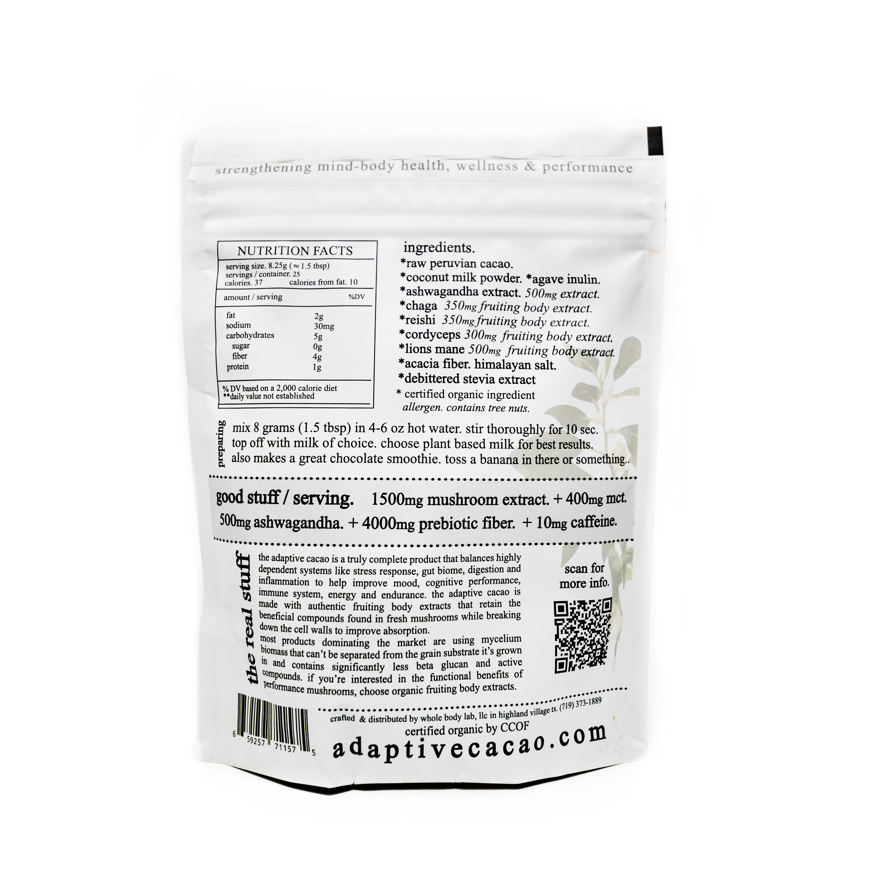 Adaptive Greens &amp; Cacao Superfood Stack