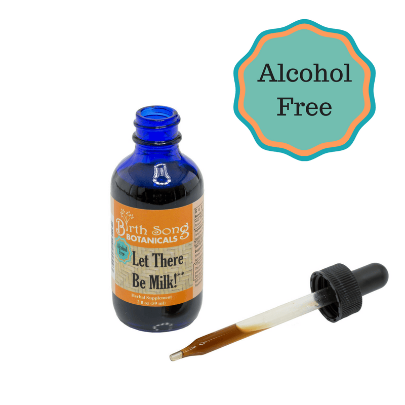Birth Song Botanicals Co. Tinctures Default Let There Be Milk! 2 oz. ALCOHOL FREE Herbal Breastfeeding Supplement and Lactation Support, Breastmilk Supply Booster*