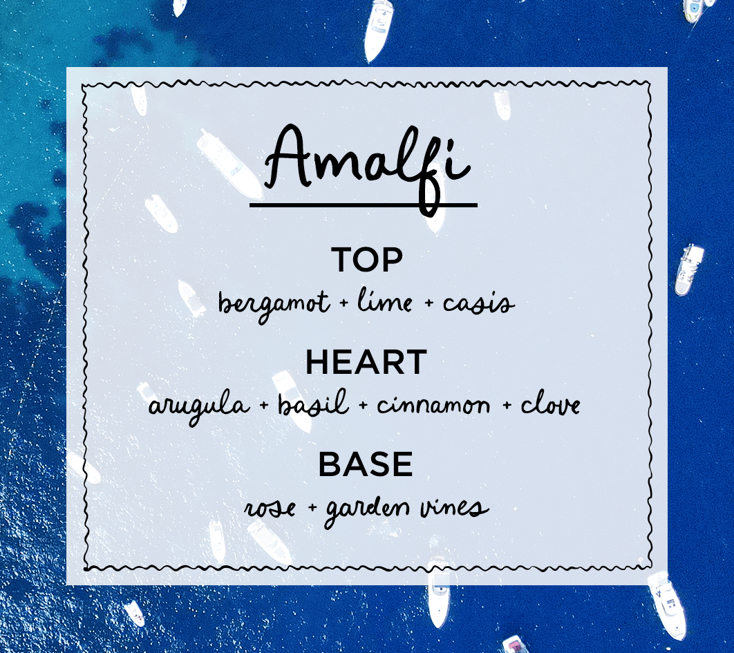 Malibu Apothecary Candle AMALFI • basil &amp; arugula