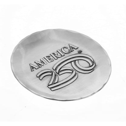 America250 4-Piece Commemorative Coaster Set with Caddy (Aluminum)