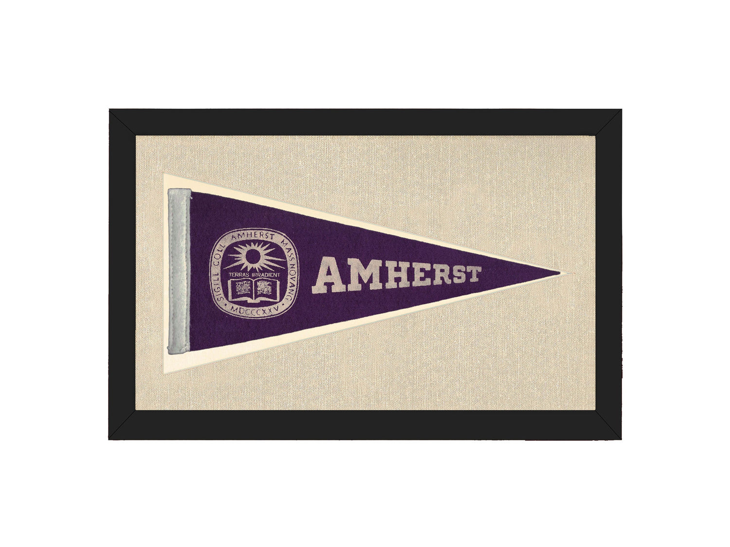 Vintage Amherst College Pennant