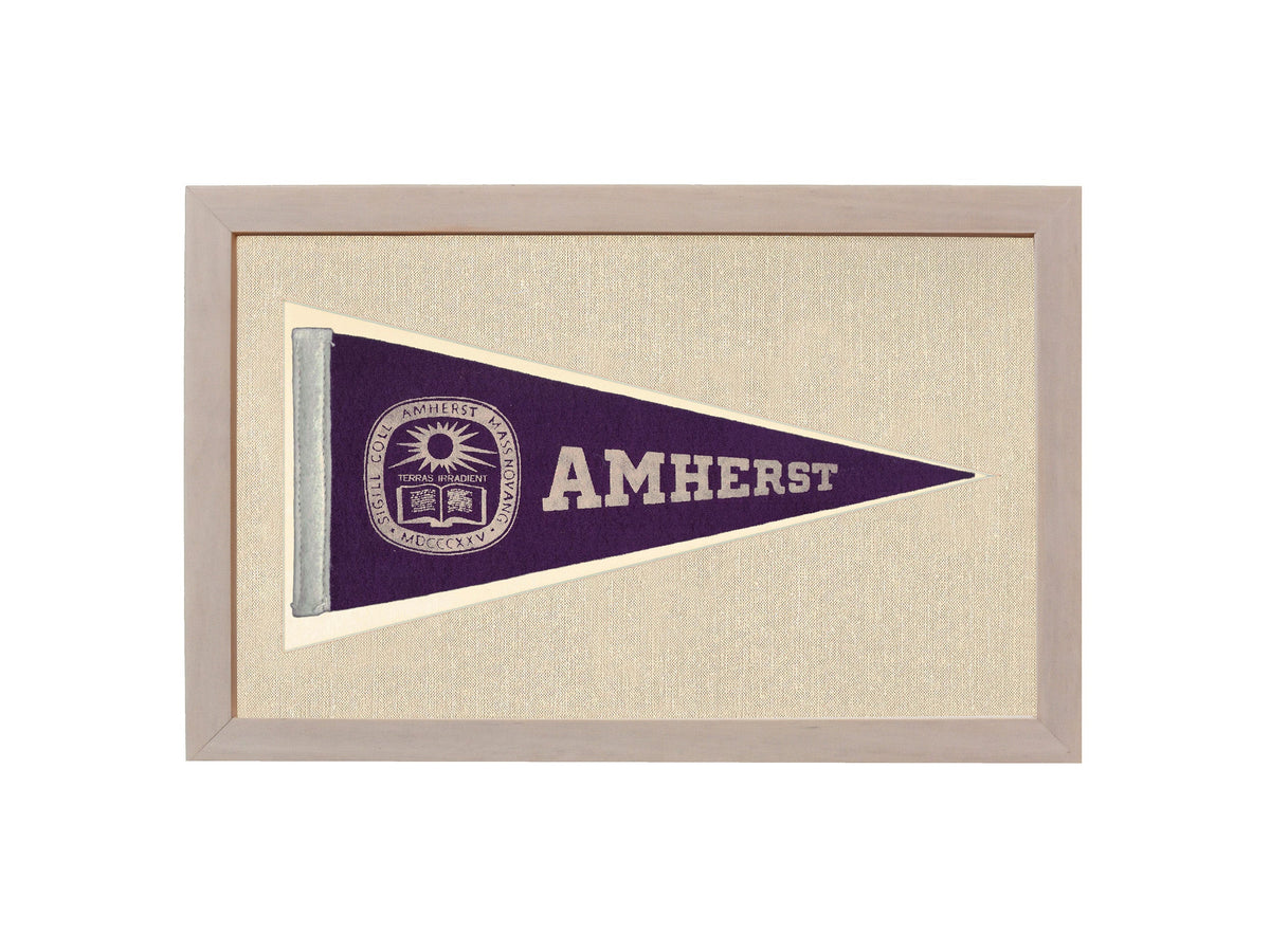Vintage Amherst College Pennant