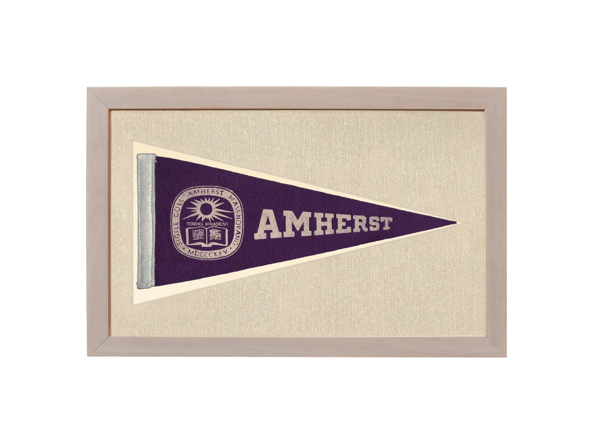 Vintage Amherst College Pennant