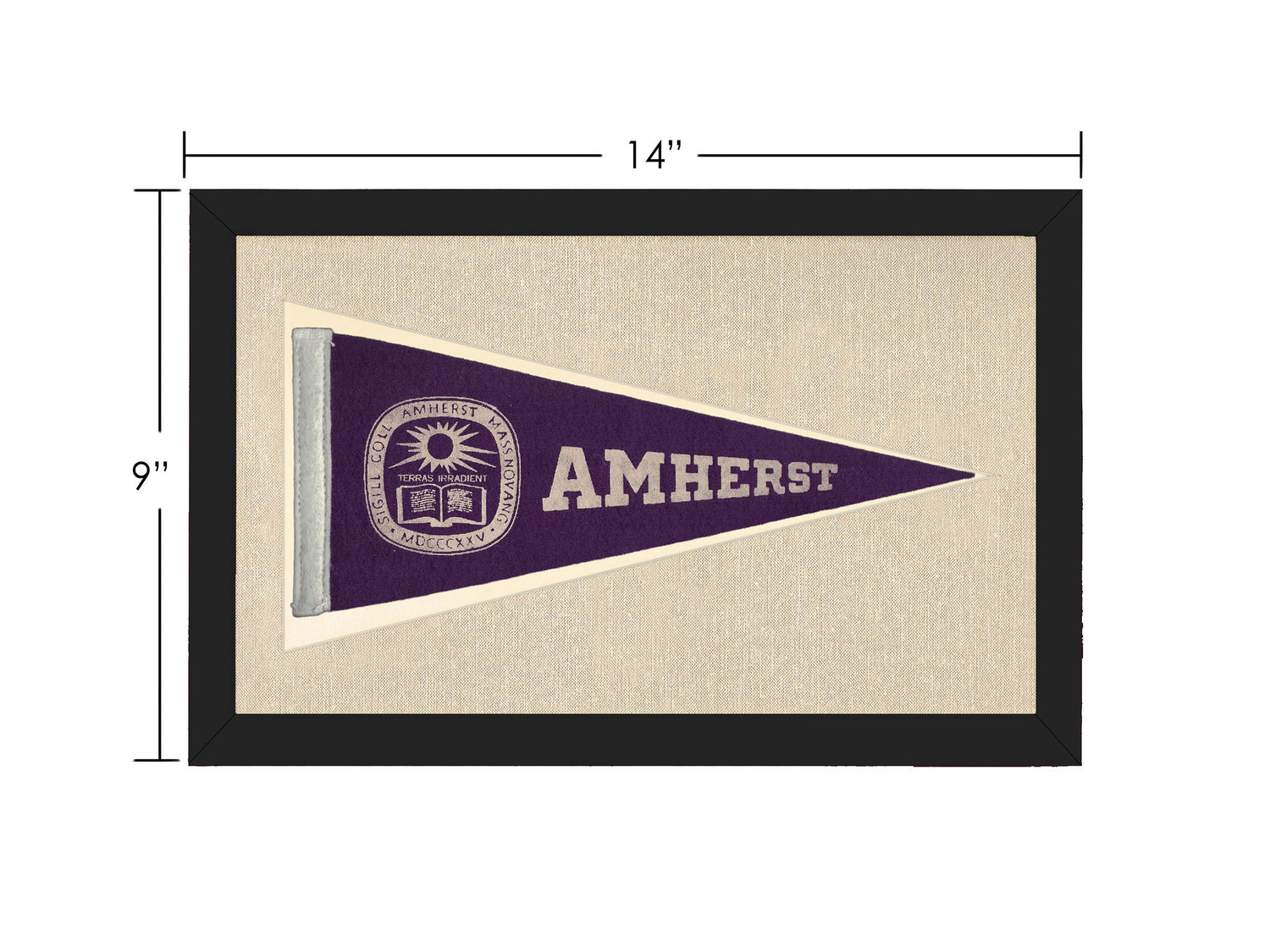 Vintage Amherst College Pennant