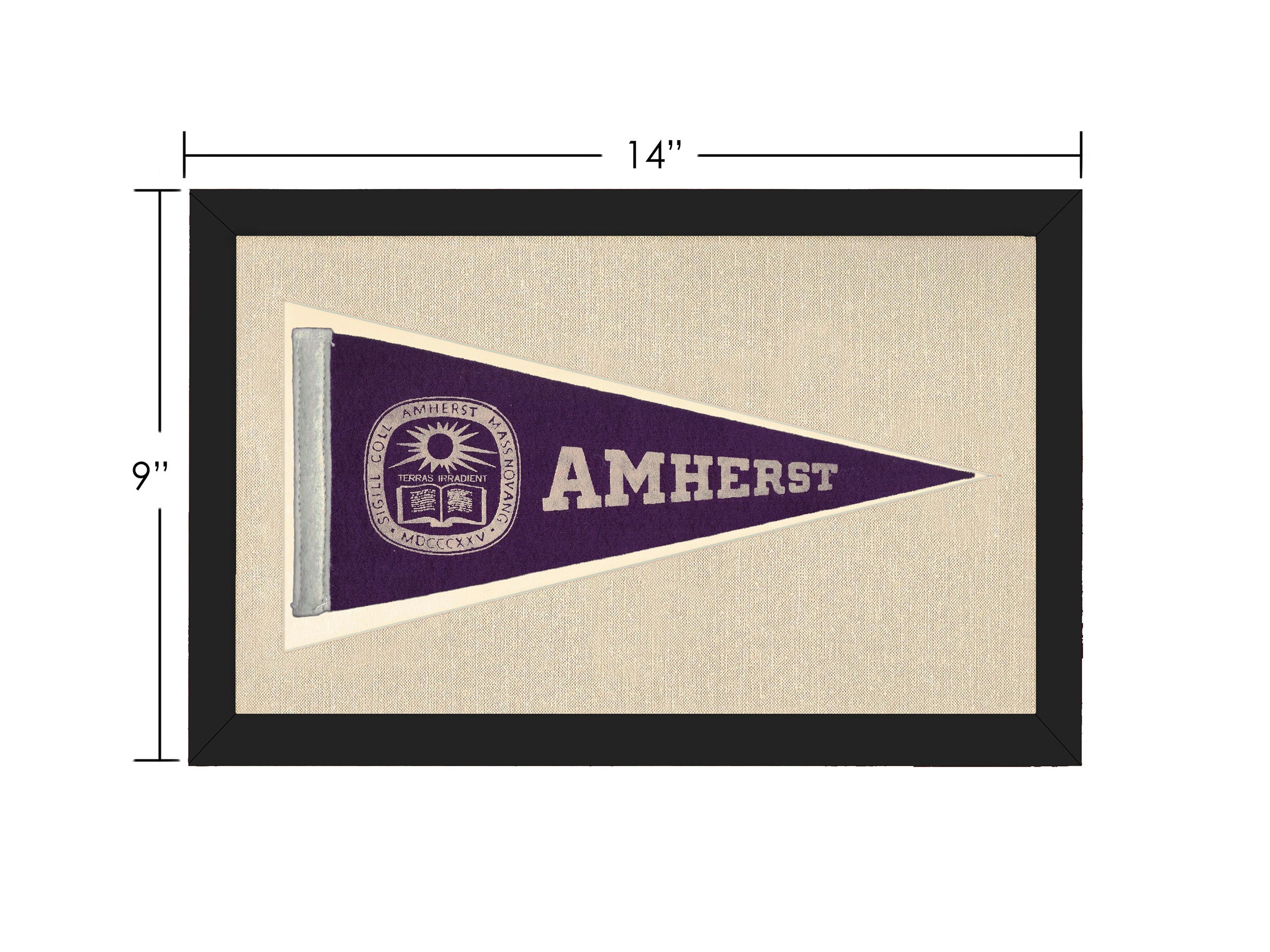 Vintage Amherst College Pennant