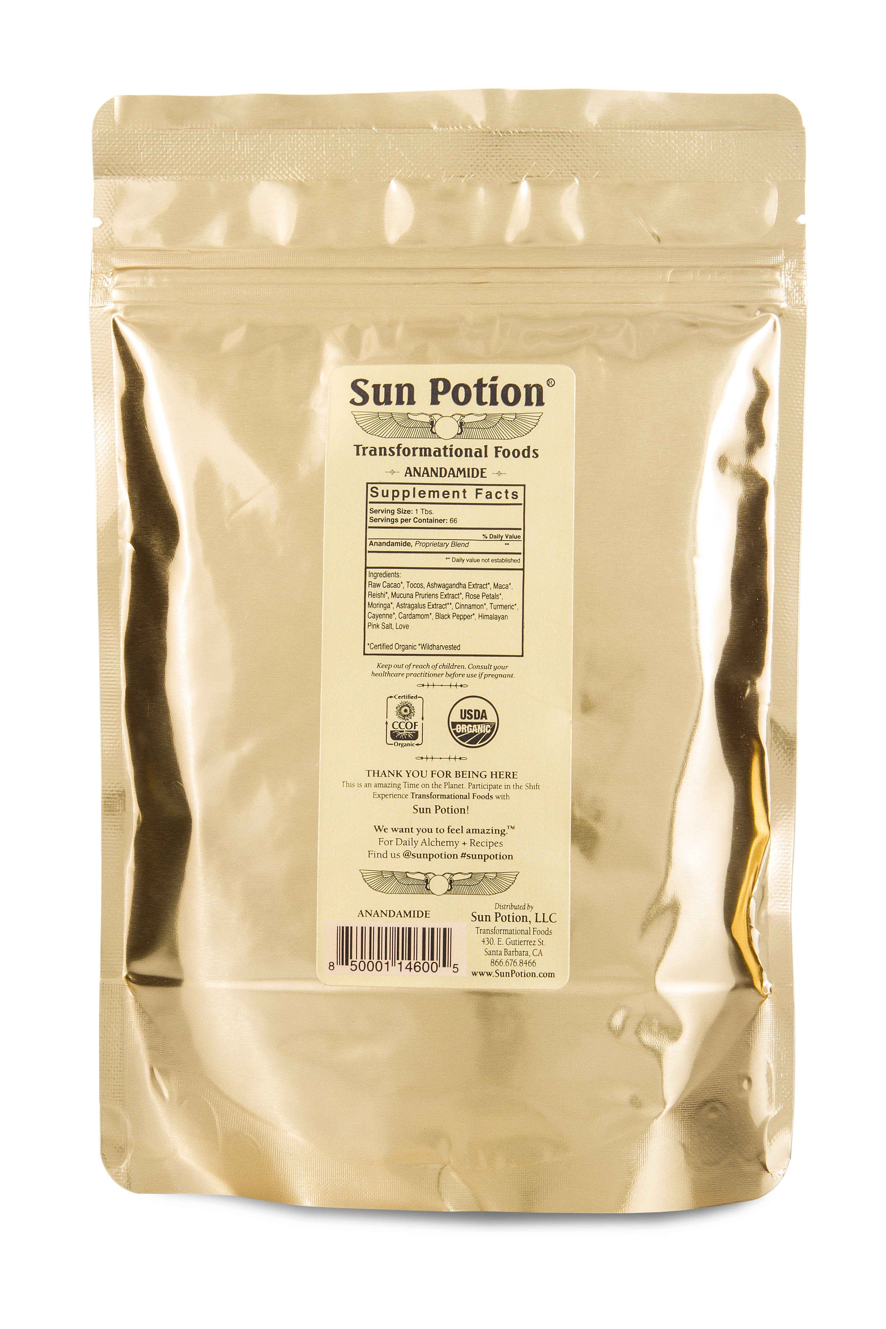 Sun Potion Adaptogen 222g Foil Bag Anandamide