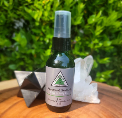 Ancestral Connection Gem &amp; Flower Essence Aromatherapy “Myst”