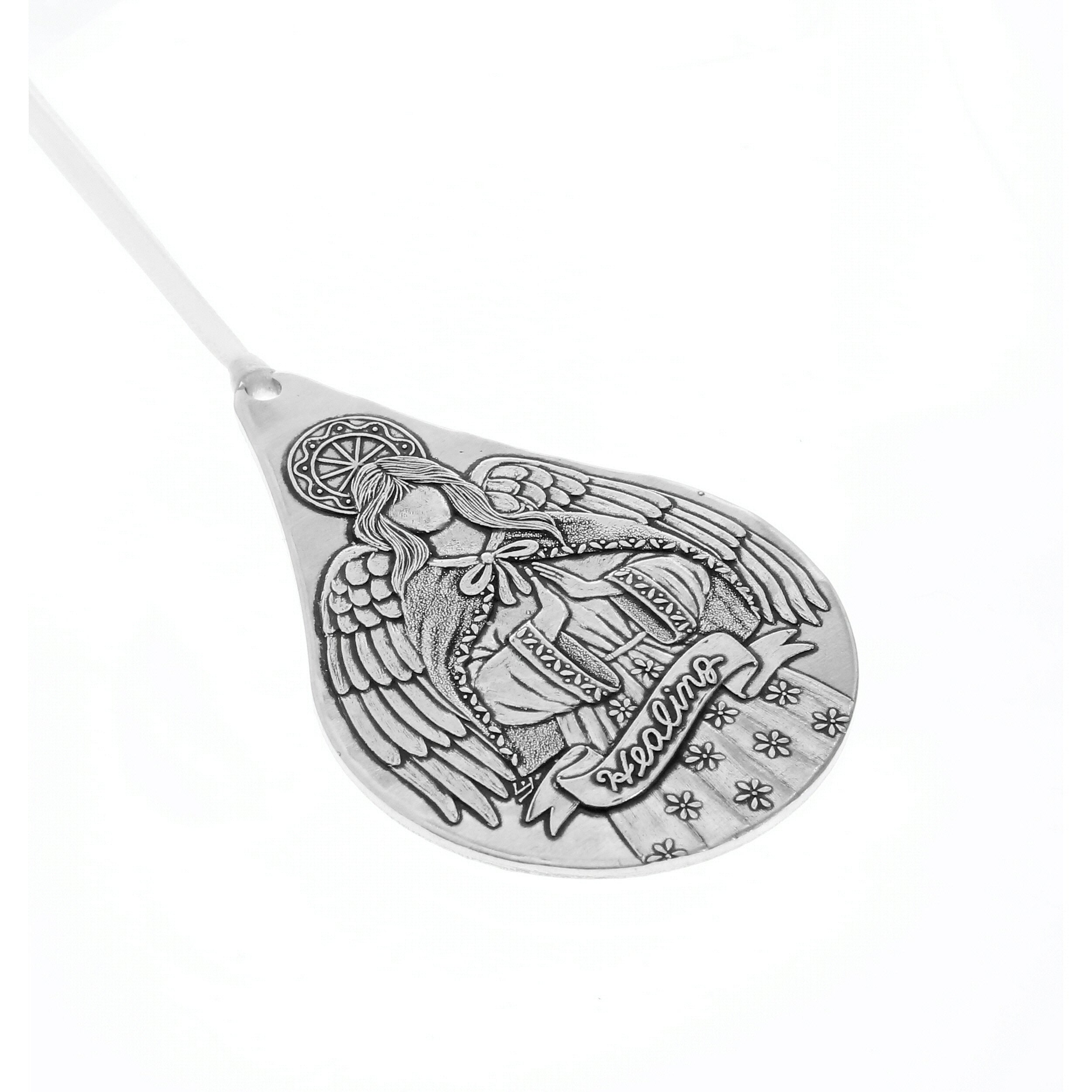 Healing Angel Teardrop Ornament