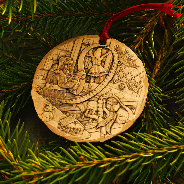 2025 Annual Ornament - Checking it Twice (Bronze)