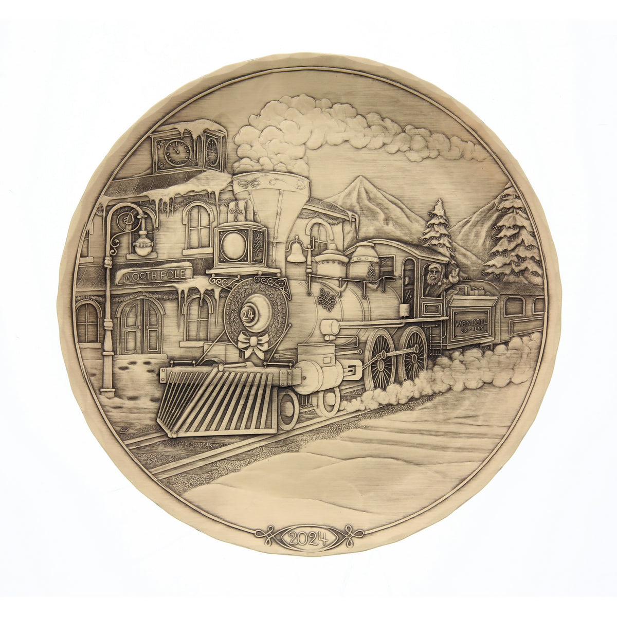 2024 Annual Plate- The Wendell Express (Bronze)