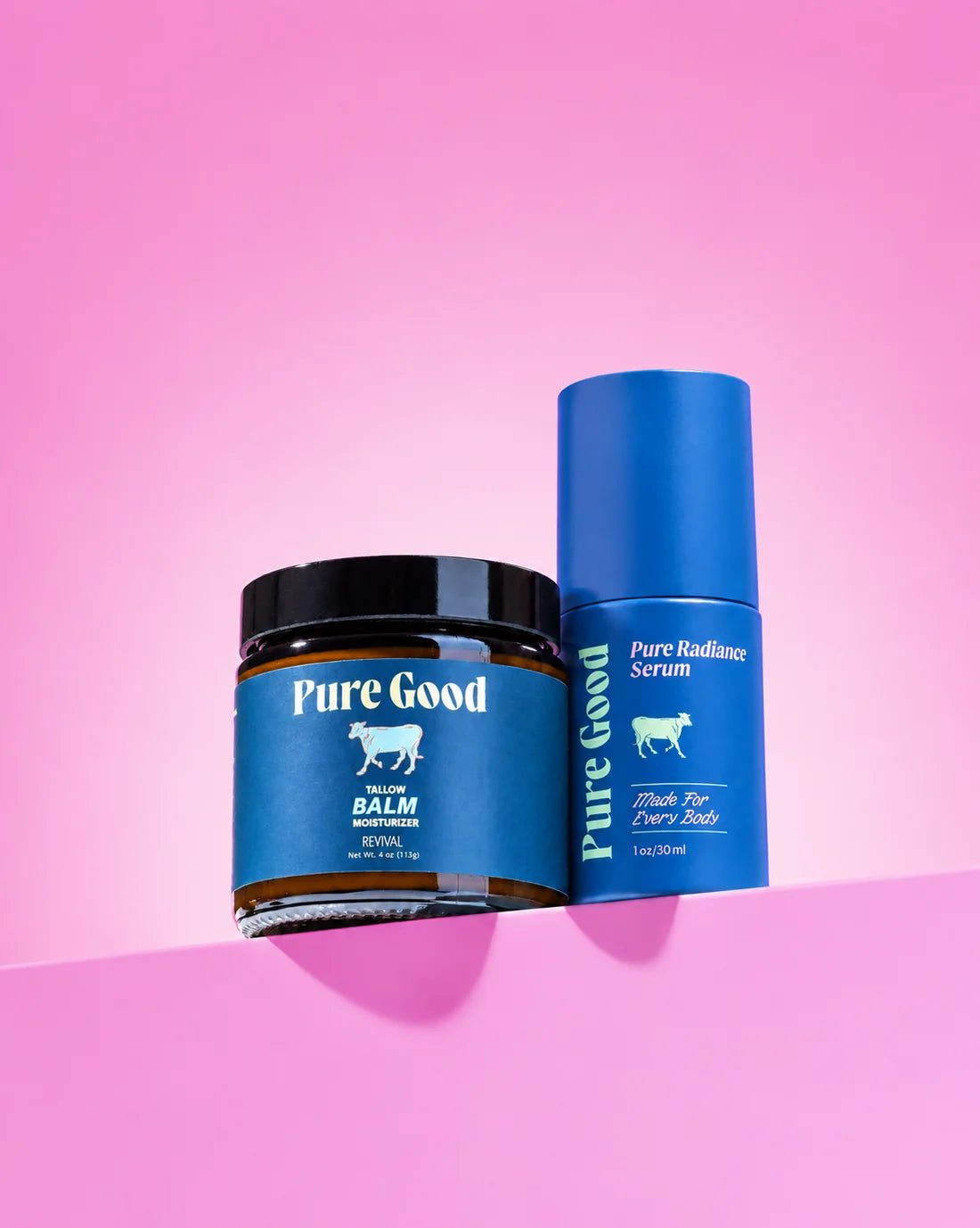 Anti-Aging Duo – Pure Radiance Serum + Revival Tallow Balm