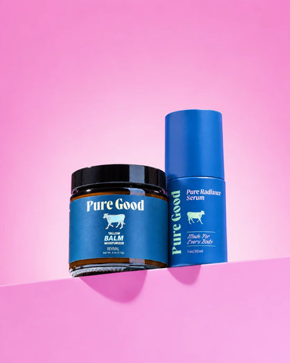 Anti-Aging Duo – Pure Radiance Serum + Revival Tallow Balm