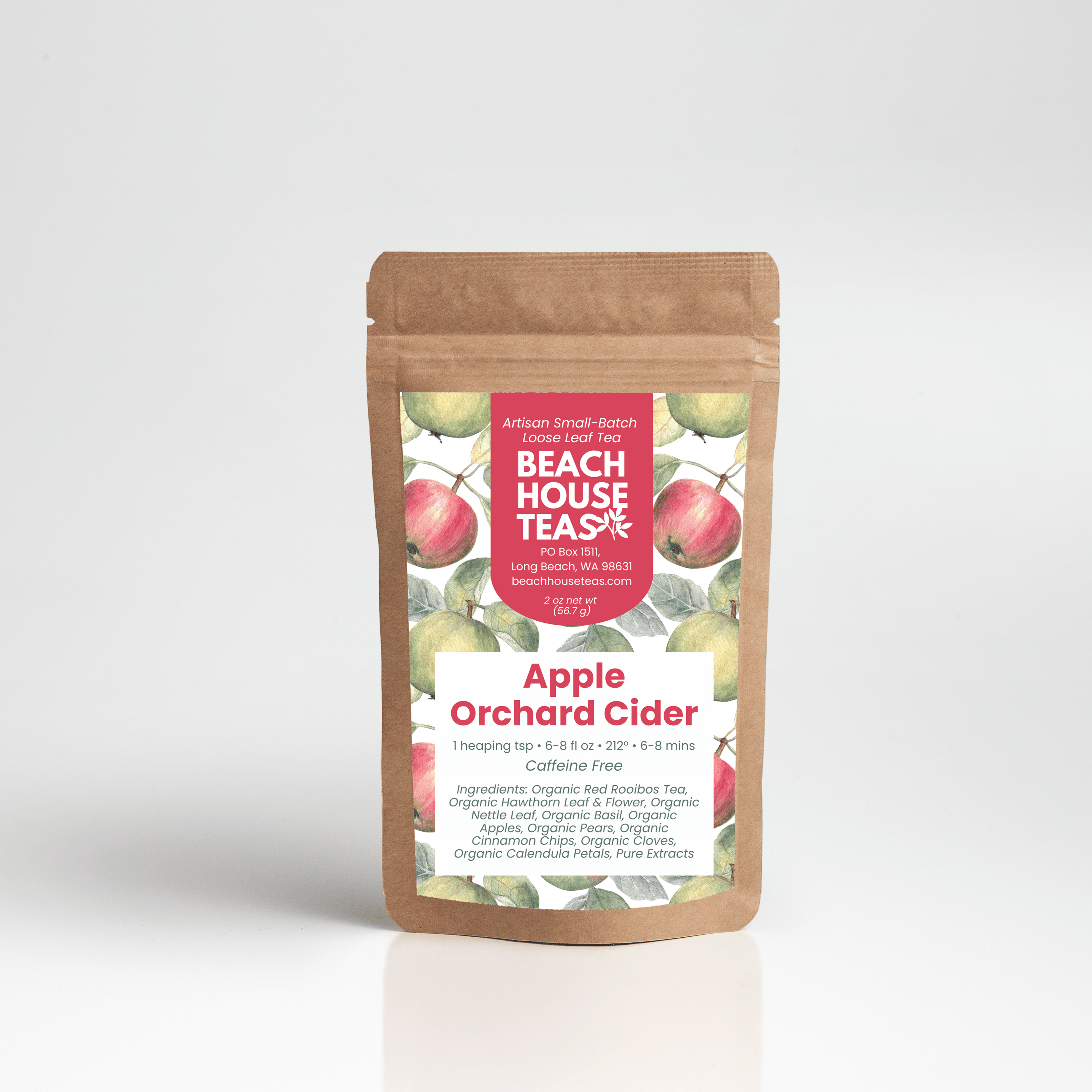 Beach House Teas Tea 2 oz pouch Apple Orchard Cider