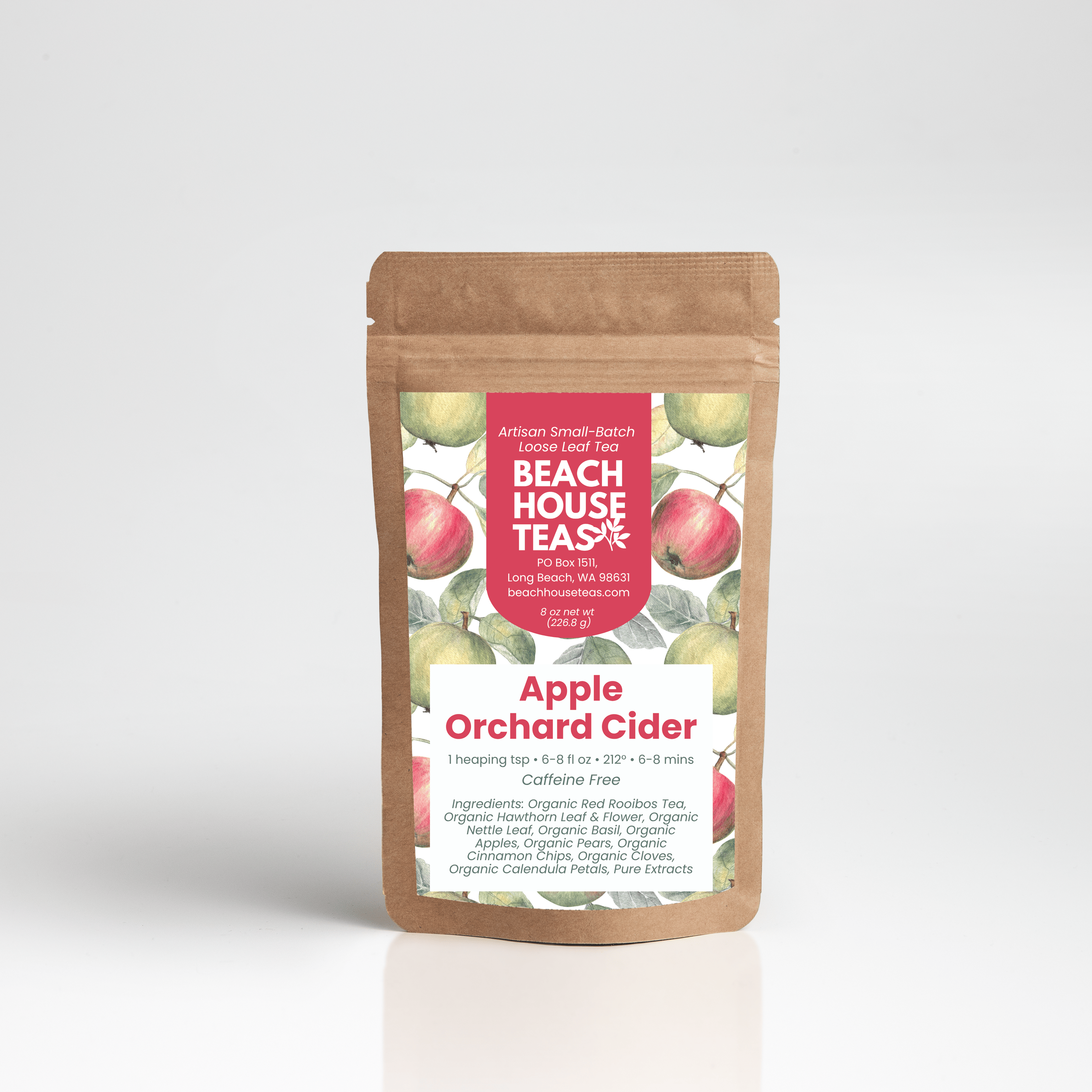 Beach House Teas Tea 8 oz pouch Apple Orchard Cider