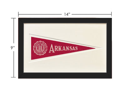 Vintage University of Arkansas Hormel Pennant