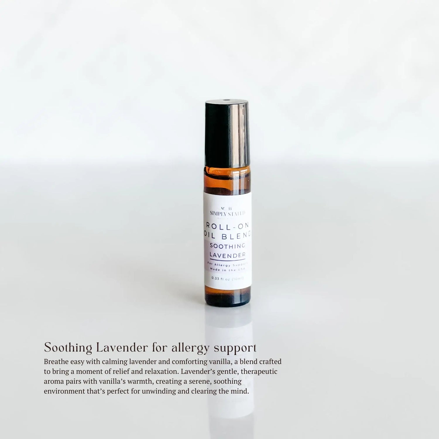 Simply Stated Creations Aromatherapy Oils Soothing Lavender Aromatherapy Roll-On