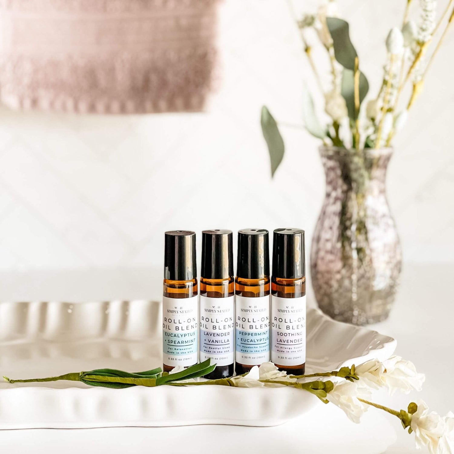Simply Stated Creations Aromatherapy Oils Soothing Lavender Aromatherapy Roll-On